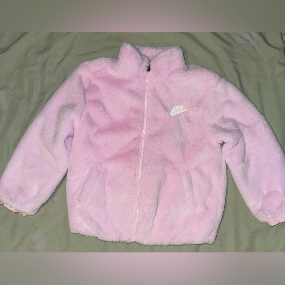 Nike Kids Light Pink Fleece Jacket